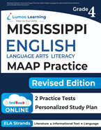 Grade 4 English Language Arts Literacy (ELA) Practice Workbook and Full-length Online Assessments: MAAP Study Guide