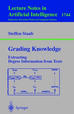 Grading Knowledge: Extracting Degree Information from Texts - Staab, Steffen