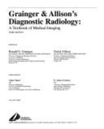 Grainger & Allison's diagnostic radiology : a textbook of medical imaging