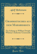 Grammatisches Aus Dem Mahabharata: Ein Anhang Zu William Dwight Whitney's Indischer Grammatik (Classic Reprint)