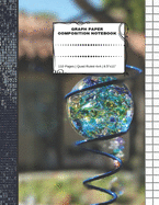 Graph Paper Composition Notebook: 110 Pages - Quad Ruled 4x4 - 8.5" x 11" Marbles Large Notebook with Grid Paper - Math Notebook For Students