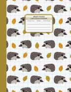 Graph Paper Composition Notebook: Hedgehogs Pattern 1/2 Inch Squared Graphing Paper Math Science Sketch Drawing Writing Student Teacher School College Supplies 8.5x11 Inches 120 Pages