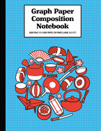 Graph Paper Composition Notebook Quad Rule 5x5 Grid Paper - 150 Sheets (Large, 8.5 x 11"): Japan
