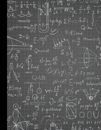 Graph Paper Notebook: 5x5 Gray and Black Grid Paper Notebook-Quad Rued-8.5x11-110 Pages-Perfect all-purpose graphing notebook for lab notes, drawing, writing, school notes, and capturing ideas.