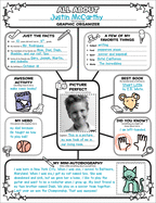Graphic Organizer Posters: All-About-Me Web: Grades 3-6: Fill-In Personal Posters for Students to Display with Pride