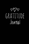 Gratitude Journal: Personalized Gratitude Journal, 102 Pages,6" X 9" (15.24 X 22.86 CM), Durable Soft Cover, Book for Mindfulness Reflection Thanksgiving, Great Self Care Gift or for Him or Her (Black Cover)