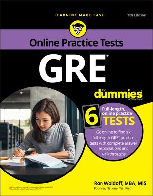 GRE for Dummies with Online Practice Tests - Woldoff, Ron