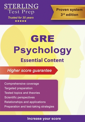 GRE Psychology: Comprehensive Review for GRE Psychology Subject Test - Test Prep, Sterling