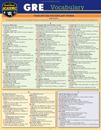 GRE Vocabulary: A Quickstudy Laminated Reference Guide