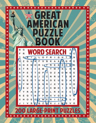 Great American Puzzle Book: 200 Large Print Puzzles - Applewood Books