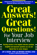 Great Answers! Great Questions! for Your Job Interview