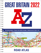 Great Britain A-Z Road Atlas 2022 (A4 Spiral)