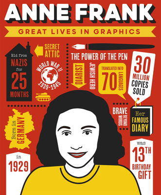 Great Lives in Graphics: Anne Frank - Books, Button