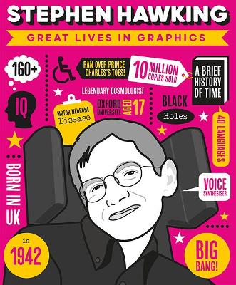 Great Lives in Graphics: Stephen Hawking - Button, Books