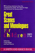 Great Scenes and Monologues for Children: Young Actors Series
