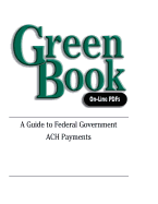Green Book: A Guide to Federal Government Ach Payments