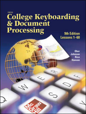 Gregg College Keyboarding and Document Processing (GDP), Lessons 1-60, Kit 1,Word 2000 - Ober