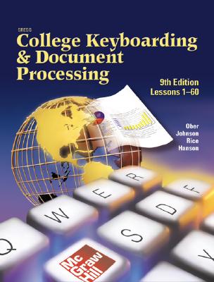 Gregg College Keyboarding & Document Processing (Gdp), Lessons 1-60, Home Version, Kit 1, Word 2002 - Ober, Scot, Ph.D.