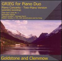 Grieg for Piano Duo - Goldstone & Clemmow Piano Duo (piano)