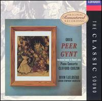 Grieg: Peer Gynt; Piano Concerto - Clifford Curzon (piano); ivin Fjeldstad (conductor)