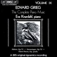 Grieg: The Complete Piano Music, Vol. 9 - Eva Knardahl (piano)