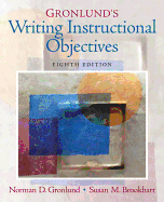 Gronlund's Writing Instructional Objectives