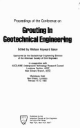 Grouting in Geotechnic Engineering