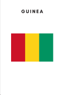 Guinea: Country Flag A5 Notebook to write in with 120 pages