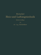 H. Rietschels Leitfaden Der Heiz- Und Lftungstechnik