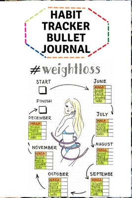 Habit Tracker Bullet Journal: Health/Fitness Fitness, Weight loss chart and Body measurement tracker - Books House, Abubakkar