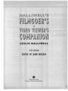 Halliwell's Filmgoer's and Vidoeviewer's Companion