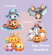 Halloween Baby Shower Guest Book (hardback)