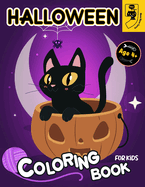 Halloween Coloring Book for Kids: Cute Horror Spooky Chibi Coloring Pages for Kids, Toddler