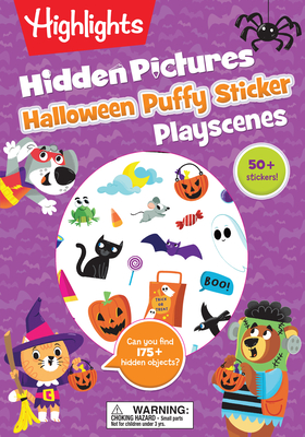 Halloween Hidden Pictures Puffy Sticker Playscenes - Highlights (Creator)