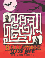 Halloween Maze Book For Kids Ages 2-5