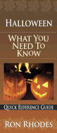 Halloween: What You Need to Know