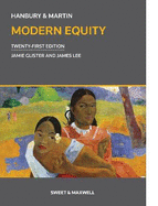 Hanbury & Martin: Modern Equity