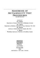 Handbook Mutagenicity Test Proc - Kilbey, B J