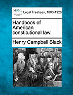 Handbook of American Constitutional Law