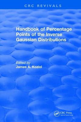 Handbook of Percentage Points of the Inverse Gaussian Distributions - Koziol, James A.