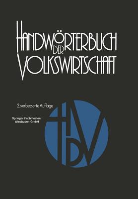 Handwrterbuch der Volkswirtschaft - Adam, Hermann, and Albuschkat, Harald, and Blasig, Reinhard