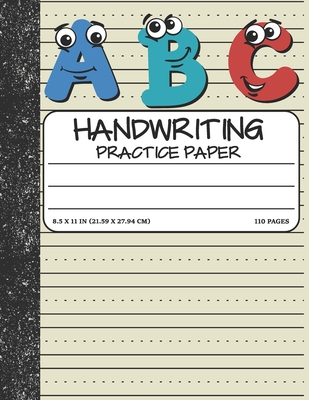 Handwriting Practice Paper: Dotted Mid-lines 110 Pages Uppercase and Lowercase Writing Sheets Notebook For Kids (Kindergarten To 3rd Grade Students) - Publication, Bottota