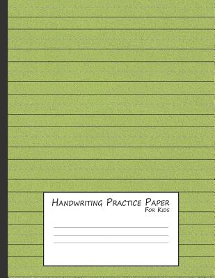 Handwriting Practice Paper for Kids: A Workbook for Learning to Write Alphabets & Numbers - Green Foam - Dot, Purple