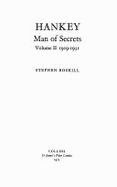 Hankey: man of secrets