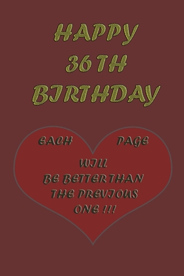 Happy 36th Birthday: Each page will be better than the previous one !!! - Printer, Awesome