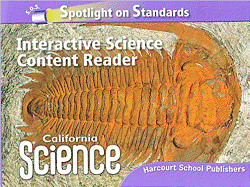 Harcourt School Publishers Science: Interactive Science Cnt Reader Reader Student Edition Science 08 Grade 6