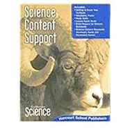 Harcourt School Publishers Science: Science Content Support Student Edition Science 08 Grade 5