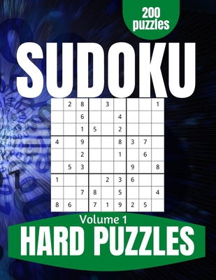 Hard Sudoku Book: Difficult Large Print Sudoku Puzzles for Adults and Seniors with Solutions Vol 1 - Design, This