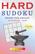 Hard Sudoku Books for Adults: Volume 1