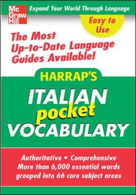 Harrap's Italian Pocket Vocabulary - Harrap's Publishing (Creator)